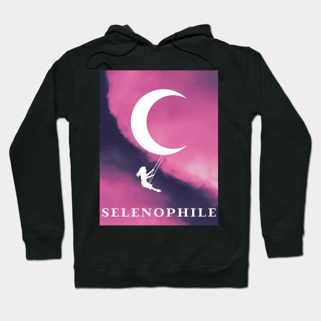 Selenophile Girl Hoodie by Minisim